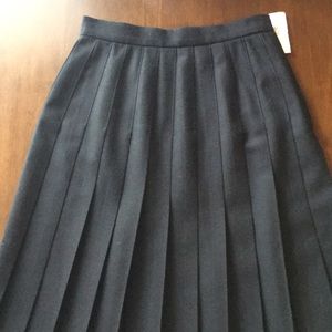 Talbots black wool skirt